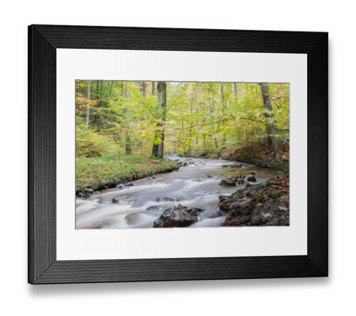 Framed Print : Ilsetal valley in autumn, near Ilsenburg, Saxony-Anhalt, Germany Framed Print : Ilsetal valley in autumn, near Ilsenburg, Saxony-Anhalt, Germany