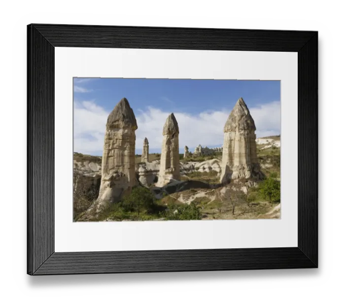 Framed Print : Tufa formations, Zemi Valley or Zemi Vadisi, Goreme National Park, Nevsehir Province, Cappadocia, Central Anatolia Region, Anatolia, Turkey Framed Print : Tufa formations, Zemi Valley or Zemi Vadisi, Goreme National Park, Nevsehir Province, Cappadocia, Central Anatolia Region, Anatolia, Turkey