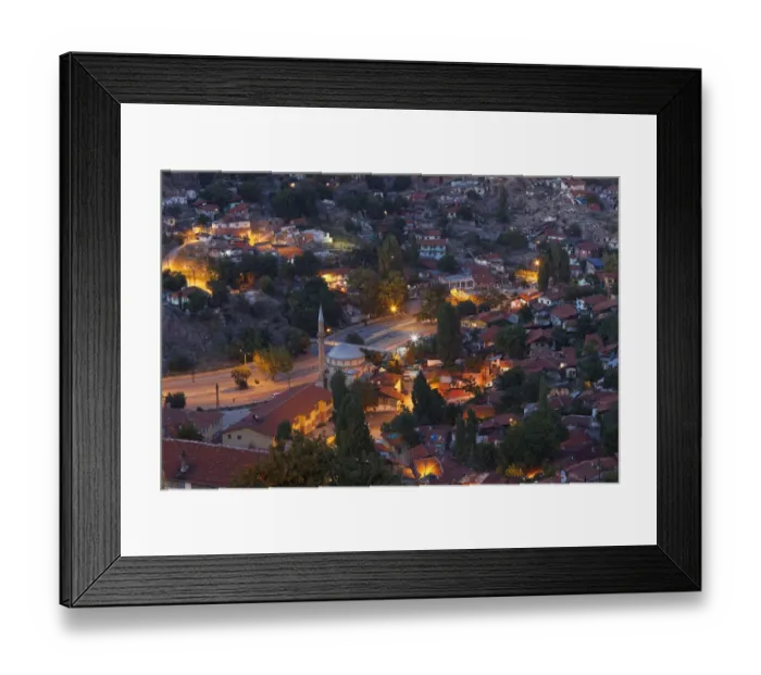 Framed Print : Gecekondu settlement, view from the castle, Ankara, Central Anatolia Region, Anatolia, Turkey