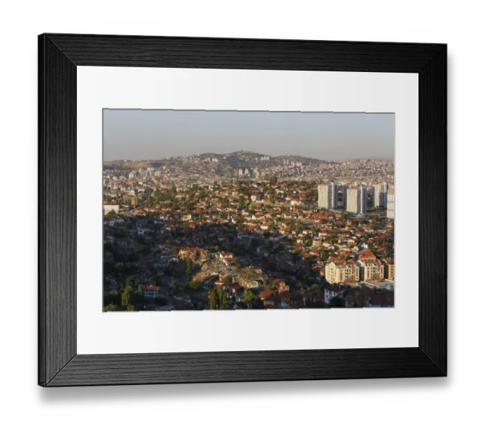 Framed Print : Gecekondu settlement, view from the castle, Ankara, Central Anatolia Region, Anatolia, Turkey Framed Print : Gecekondu settlement, view from the castle, Ankara, Central Anatolia Region, Anatolia, Turkey