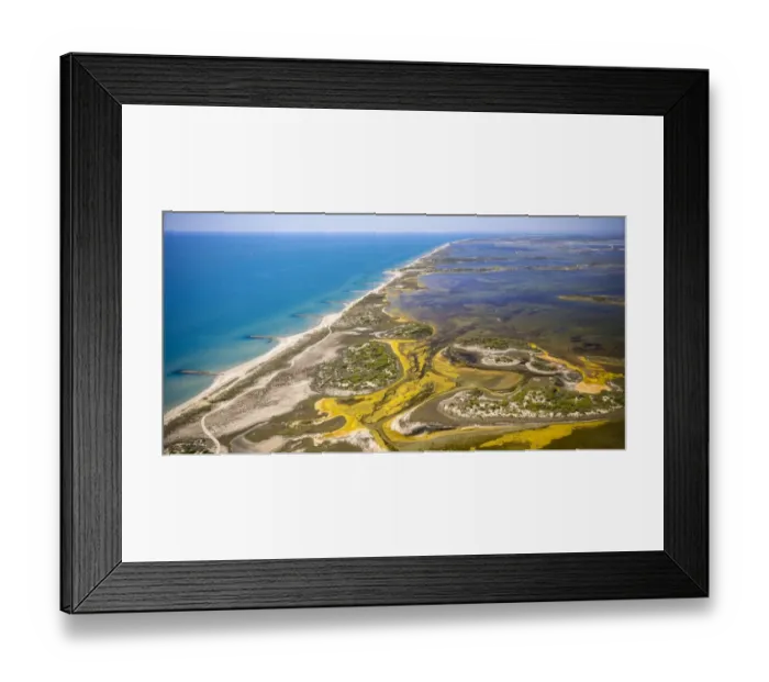 Framed Print : Mediterranean coast, brackish water area of ??the Etang de Melegal, Le Grau-du-Roi, Camargue, Languedoc-Roussillon, France Framed Print : Mediterranean coast, brackish water area of ??the Etang de Melegal, Le Grau-du-Roi, Camargue, Languedoc-Roussillon, France