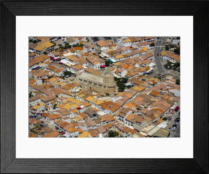 Framed Print : Notre-Dame-de-la-Mer Church, city centre, Saintes-Maries-de-la-Mer, Camargue, Provence-Alpes-Cote dAzur, France Framed Print : Notre-Dame-de-la-Mer Church, city centre, Saintes-Maries-de-la-Mer, Camargue, Provence-Alpes-Cote dAzur, France