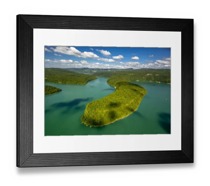 Framed Print : Lac de Vouglans reservoir, Cernon, Franche-Comte, France Framed Print : Lac de Vouglans reservoir, Cernon, Franche-Comte, France