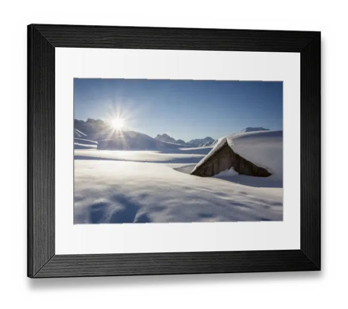 Framed Print : Sunrise on Sennes Alm at the Sennes refuge in the Fanes-Sennes-Prags Nature Park in the Dolomites, at the back Mt Hohe Gaisl and Monte Cristallo, St. Vigil, Puster Valley, South Tyrol, Trentino-Alto Adige, Italy Framed Print : Sunrise on Sennes Alm at the Sennes refuge in the Fanes-Sennes-Prags Nature Park in the Dolomites, at the back Mt Hohe Gaisl and Monte Cristallo, St. Vigil, Puster Valley, South Tyrol, Trentino-Alto Adige, Italy
