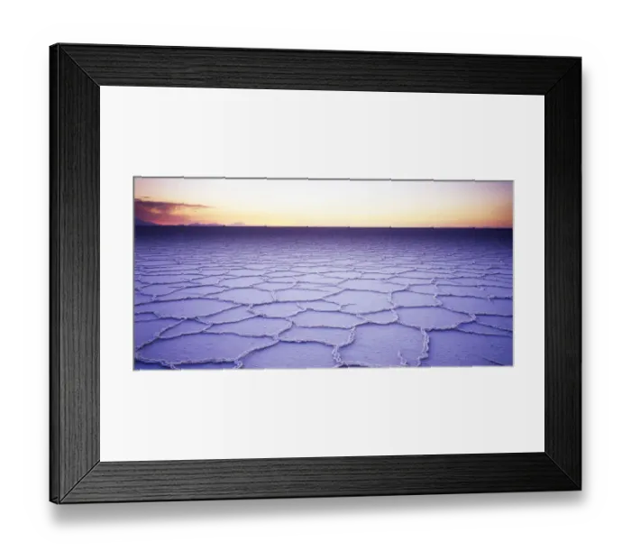 Framed Print : Dusk, Salar de Uyuni, Salt Lake, Altiplano, Bolivia Framed Print : Dusk, Salar de Uyuni, Salt Lake, Altiplano, Bolivia