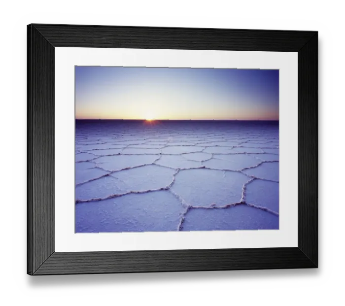 Framed Print : Morning light, first sunlight, Salar de Uyuni, Salt Lake, Altiplano, Bolivia Framed Print : Morning light, first sunlight, Salar de Uyuni, Salt Lake, Altiplano, Bolivia