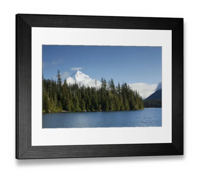 Framed Print : Lost Lake with Mount Hood, Hood River, Oregon, United States Framed Print : Lost Lake with Mount Hood, Hood River, Oregon, United States