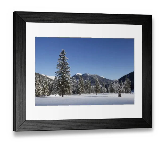 Framed Print : Rohntal avlley in winter, Hinterriss, Tyrol, Austria Framed Print : Rohntal avlley in winter, Hinterriss, Tyrol, Austria