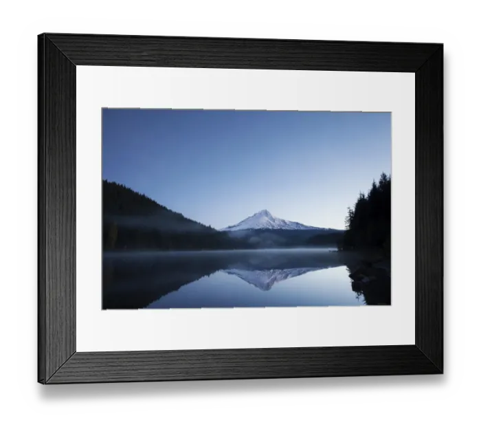 Framed Print : Trillium Lake with Mount Hood, Government Camp, Oregon, United States Framed Print : Trillium Lake with Mount Hood, Government Camp, Oregon, United States