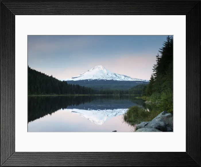 Framed Print : Trillium Lake with Mount Hood, Government Camp, Oregon, United States Framed Print : Trillium Lake with Mount Hood, Government Camp, Oregon, United States