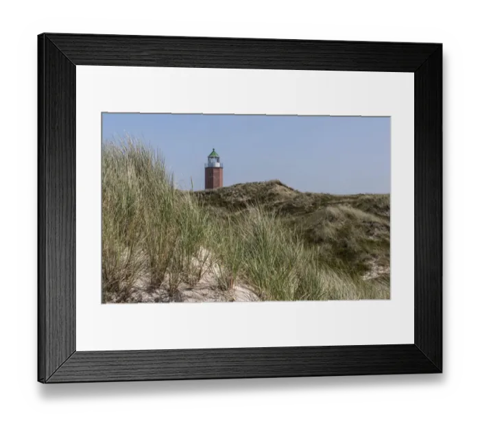 Framed Print : Rotes Kliff Lighthouse, near Kampen, Sylt, Schleswig-Holstein, Germany Framed Print : Rotes Kliff Lighthouse, near Kampen, Sylt, Schleswig-Holstein, Germany