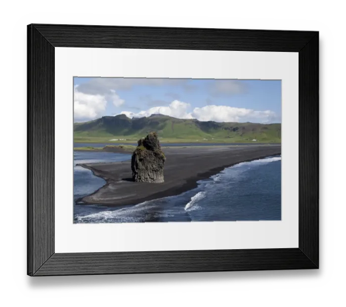 Framed Print : At Cape Dyrholaey, Iceland Framed Print : At Cape Dyrholaey, Iceland