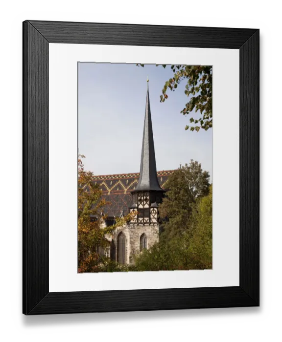Framed Print : The Protestant Petrikirche, St. Peters Church, Muhlhausen, Unstrut Hainich district, Thuringia, Germany Framed Print : The Protestant Petrikirche, St. Peters Church, Muhlhausen, Unstrut Hainich district, Thuringia, Germany