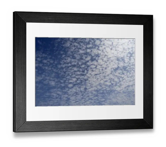 Framed Print : Small fluffy clouds, Cirrocumulus Framed Print : Small fluffy clouds, Cirrocumulus