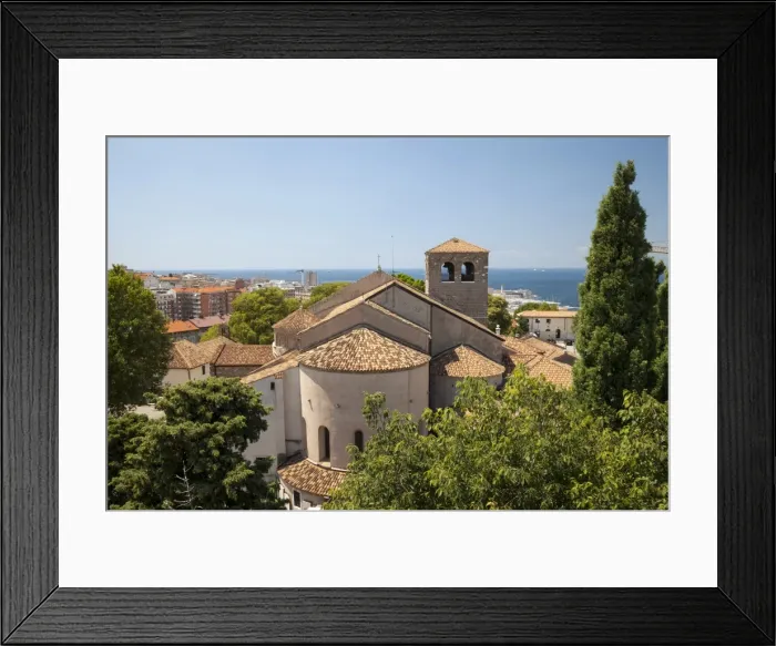 Framed Print : Trieste Cathedral, Trieste, Friuli-Venezia Giulia, Italy