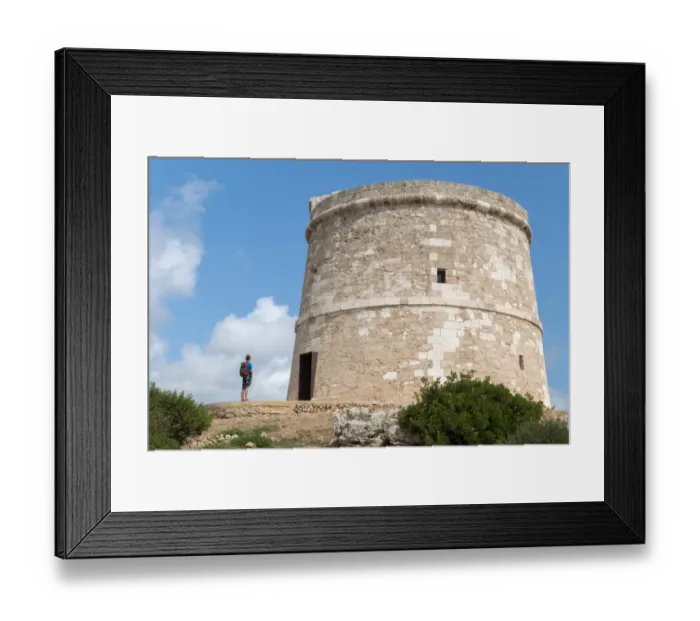 Framed Print : Old watchtower, Son Ganxo, Menorca, Balearic Islands, Spain Framed Print : Old watchtower, Son Ganxo, Menorca, Balearic Islands, Spain