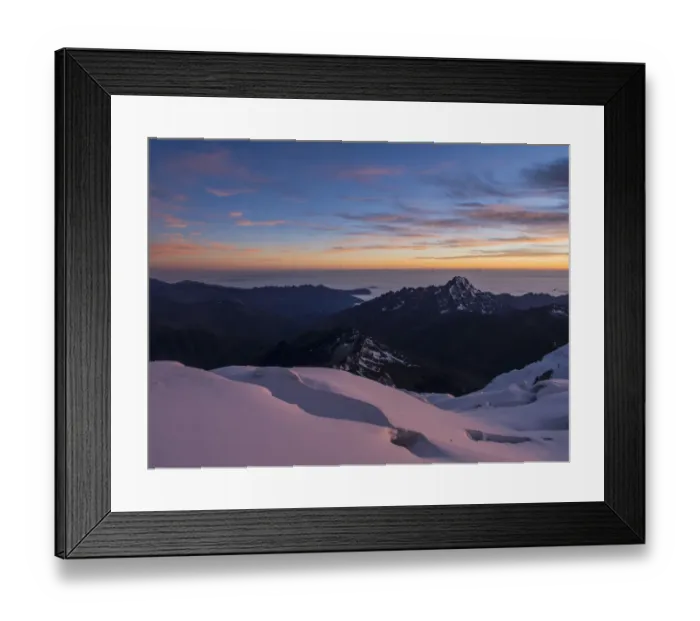 Framed Print : Glacier at sunset, Huayna Potosi, Cordillera Real, Bolivia Framed Print : Glacier at sunset, Huayna Potosi, Cordillera Real, Bolivia