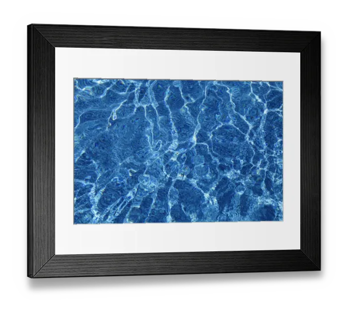 Framed Print : Water, reflecting pattern, Canada Framed Print : Water, reflecting pattern, Canada