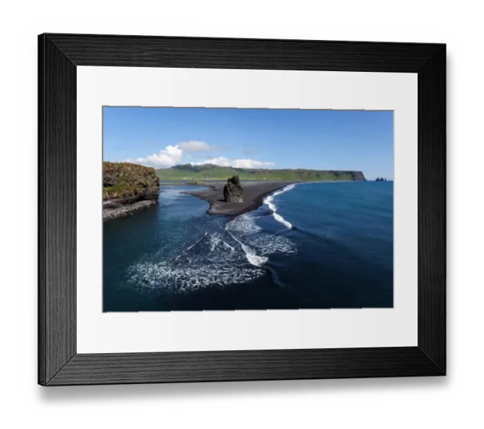 Framed Print : At Cape Dyrholaey, Iceland