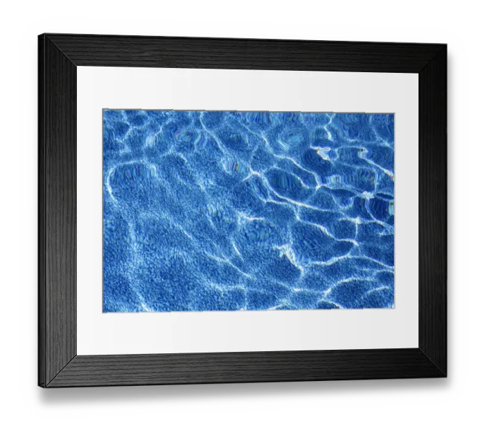 Framed Print : Water, reflecting pattern, Canada Framed Print : Water, reflecting pattern, Canada