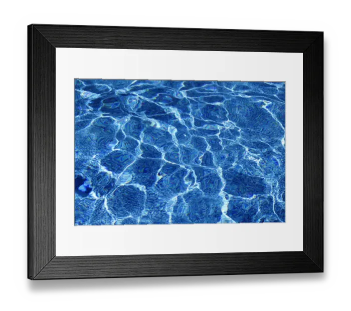 Framed Print : Water, reflecting pattern, Canada Framed Print : Water, reflecting pattern, Canada