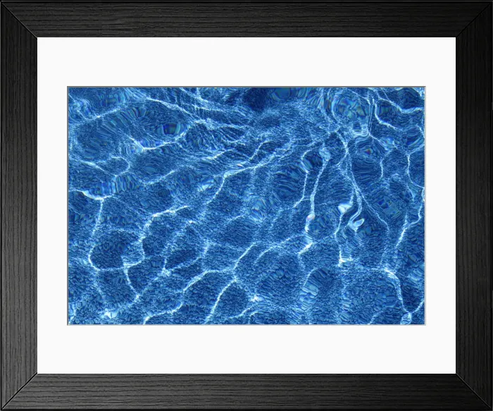 Framed Print : Water, reflecting pattern, Canada Framed Print : Water, reflecting pattern, Canada