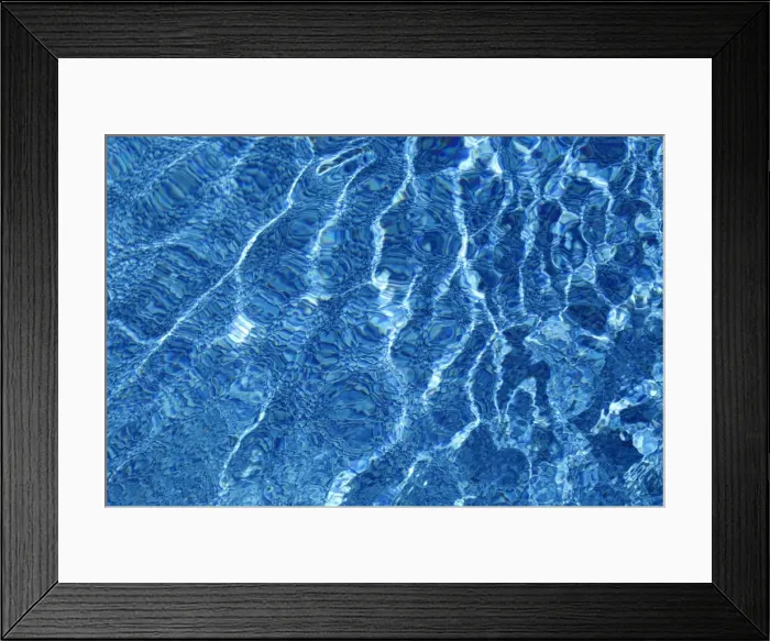 Framed Print : Water, reflecting pattern, Canada Framed Print : Water, reflecting pattern, Canada