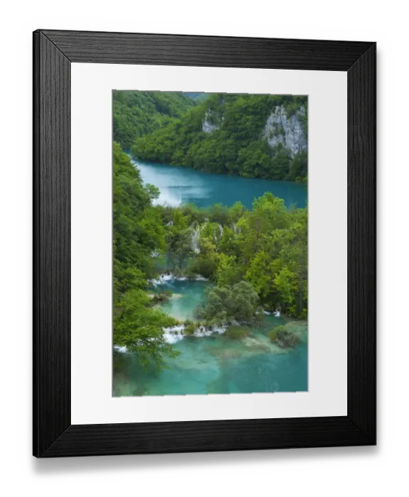 Framed Print : Lower lakes with small waterfalls, Plitvice Lakes National Park, Plitvice Jezera, Lika-Senj, Croatia Framed Print : Lower lakes with small waterfalls, Plitvice Lakes National Park, Plitvice Jezera, Lika-Senj, Croatia