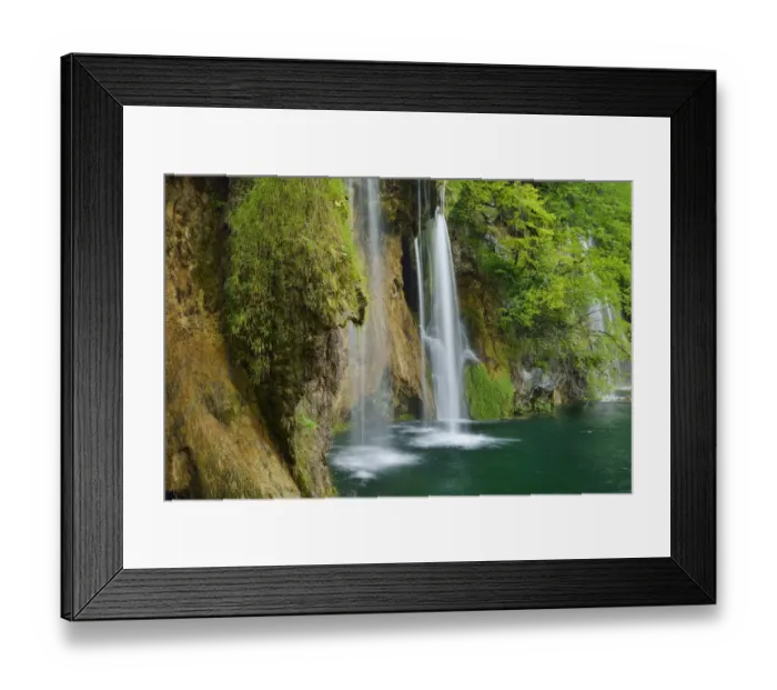 Framed Print : Waterfall, Plitvice Lakes National Park, Plitvice Jezera, Lika-Senj, Croatia Framed Print : Waterfall, Plitvice Lakes National Park, Plitvice Jezera, Lika-Senj, Croatia