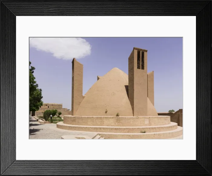 Framed Print : Water cooler with windtowers, Meybod, Yazd, Iran Framed Print : Water cooler with windtowers, Meybod, Yazd, Iran