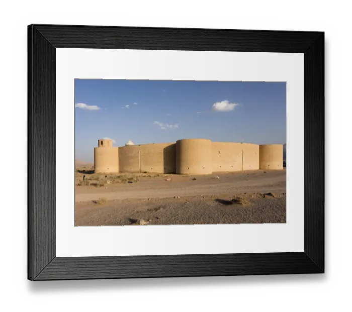 Framed Print : Robat-e Zayn al-Din Caravanserai, built by the Safavid government of Kerman on the Silk Road, Yazd, Iran Framed Print : Robat-e Zayn al-Din Caravanserai, built by the Safavid government of Kerman on the Silk Road, Yazd, Iran