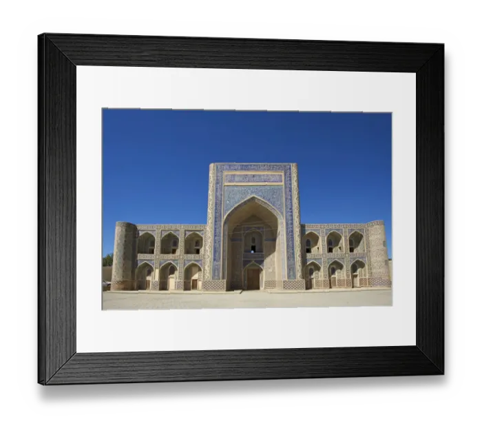 Framed Print : Abdullah-khan Madrasah, Bukhara, Uzbekistan