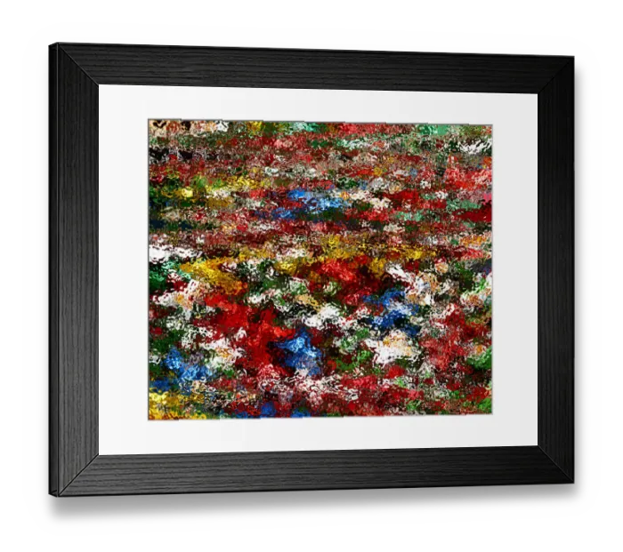 Framed Print : Colourful blurs Framed Print : Colourful blurs