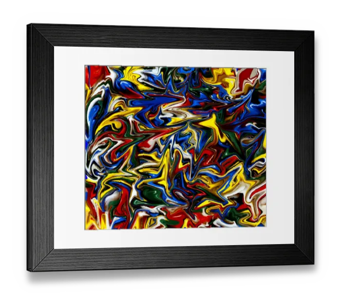 Framed Print : Colourful blurs