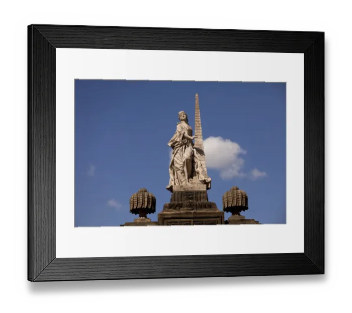 Framed Print : Statue in Domplatz square, historic centre of Bamberg, Upper Franconia, Bavaria, Germany Framed Print : Statue in Domplatz square, historic centre of Bamberg, Upper Franconia, Bavaria, Germany