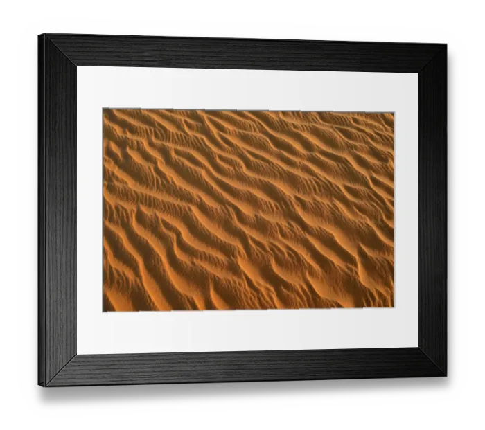 Framed Print : Sand ripples, texture on a sand dune, Tassili nAjjer, Sahara desert, Algeria Framed Print : Sand ripples, texture on a sand dune, Tassili nAjjer, Sahara desert, Algeria