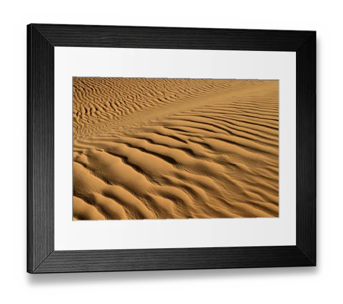 Framed Print : Sand ripples, texture on a sand dune, Tassili nAjjer, Sahara desert, Algeria Framed Print : Sand ripples, texture on a sand dune, Tassili nAjjer, Sahara desert, Algeria