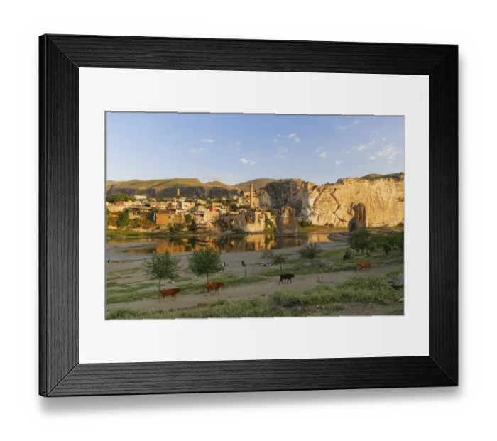 Framed Print : Townscape with the Tigris River, Hasankeyf, Batman Province, Southeastern Anatolia Region, Anatolia, Turkey Framed Print : Townscape with the Tigris River, Hasankeyf, Batman Province, Southeastern Anatolia Region, Anatolia, Turkey
