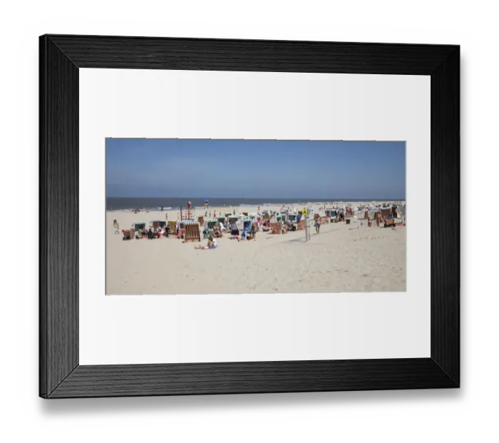 Framed Print : Beach chairs on the sand beach, Baltrum, East Frisian Islands, East Frisia, Lower Saxony, Germany Framed Print : Beach chairs on the sand beach, Baltrum, East Frisian Islands, East Frisia, Lower Saxony, Germany