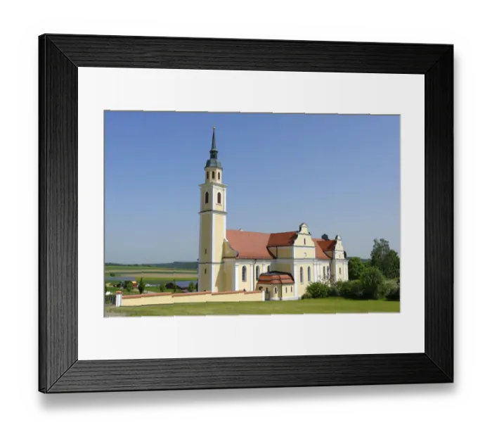 Framed Print : Pilgrimage church of St. Mary Magdalene, Horenhausen, Siessen im Wald, Baden-Wurttemberg, Germany Framed Print : Pilgrimage church of St. Mary Magdalene, Horenhausen, Siessen im Wald, Baden-Wurttemberg, Germany