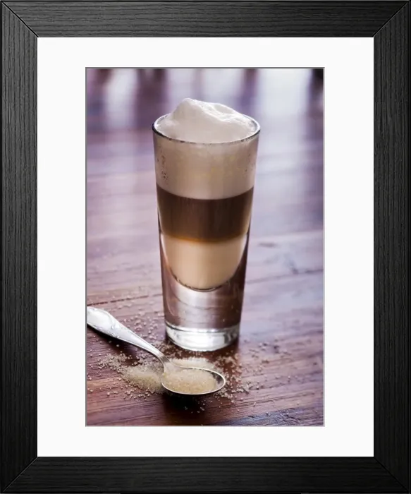 Framed Print : Latte macchiato Framed Print : Latte macchiato