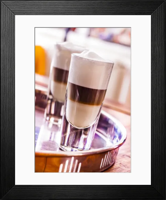 Framed Print : Latte macchiato