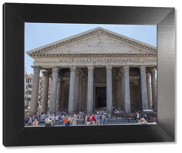 Pantheon, front view, Rome, Lazio, Italy