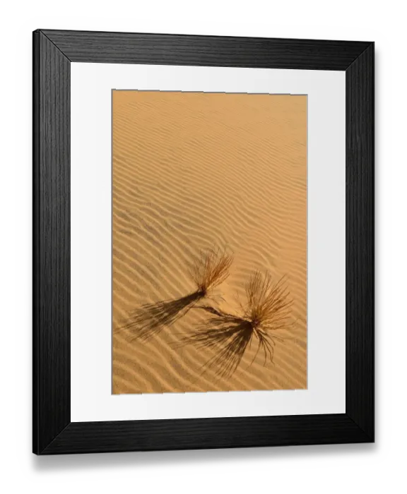 Framed Print : Sand ripples, texture on a sand dune, Tassili nAjjer, Sahara desert, Algeria