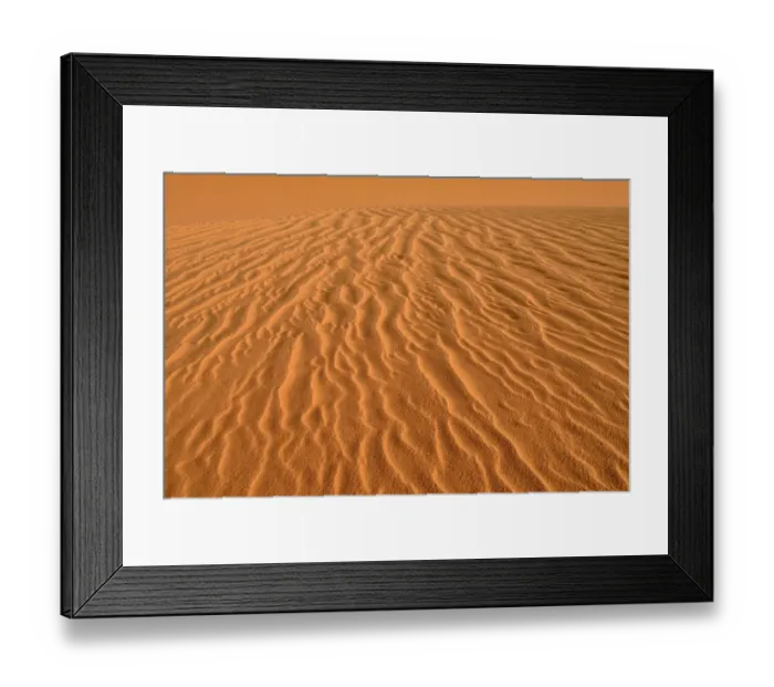 Framed Print : Sand ripples, texture on a sand dune, Tassili nAjjer, Sahara desert, Algeria Framed Print : Sand ripples, texture on a sand dune, Tassili nAjjer, Sahara desert, Algeria
