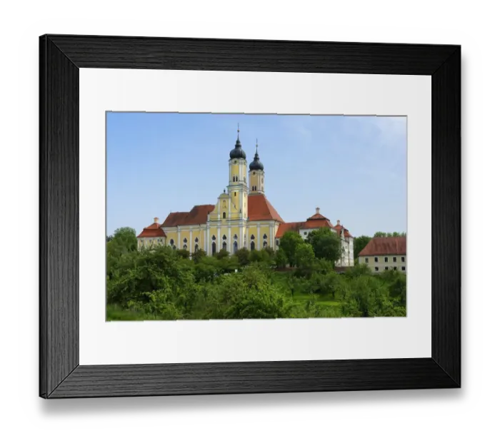 Framed Print : Roggenburg Abbey, Premonstratensian canonry, Roggenburg, Bavarian Swabia, Bavaria, Germany Framed Print : Roggenburg Abbey, Premonstratensian canonry, Roggenburg, Bavarian Swabia, Bavaria, Germany