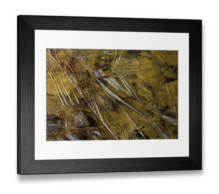 Framed Print : Structures in ice Framed Print : Structures in ice
