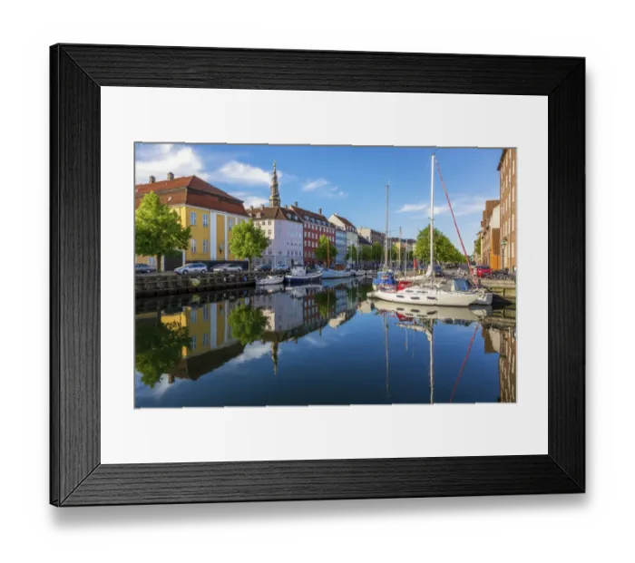 Framed Print : Christianhavns Canal, Christianshavn, Copenhagen, Capital Region of Denmark, Denmark Framed Print : Christianhavns Canal, Christianshavn, Copenhagen, Capital Region of Denmark, Denmark