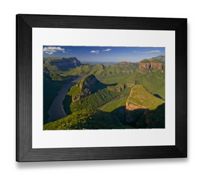 Framed Print : Blyde River Canyon from above, Mpumalanga, South Africa, Africa Framed Print : Blyde River Canyon from above, Mpumalanga, South Africa, Africa