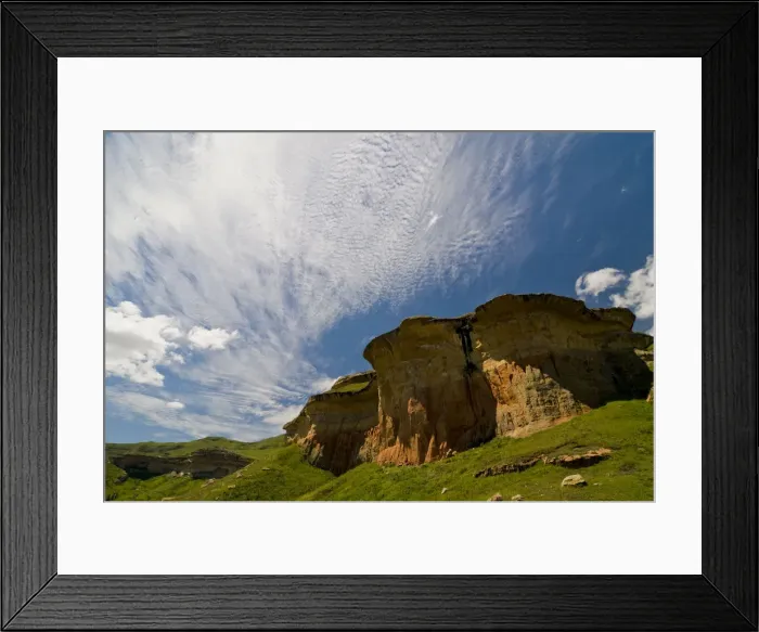 Framed Print : Mushroom Rock, Golden Gate National Park, Free State, South Africa, Africa Framed Print : Mushroom Rock, Golden Gate National Park, Free State, South Africa, Africa